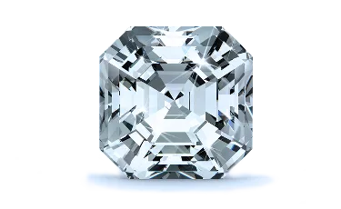 0.5-Carat Asscher Shape  Diamond