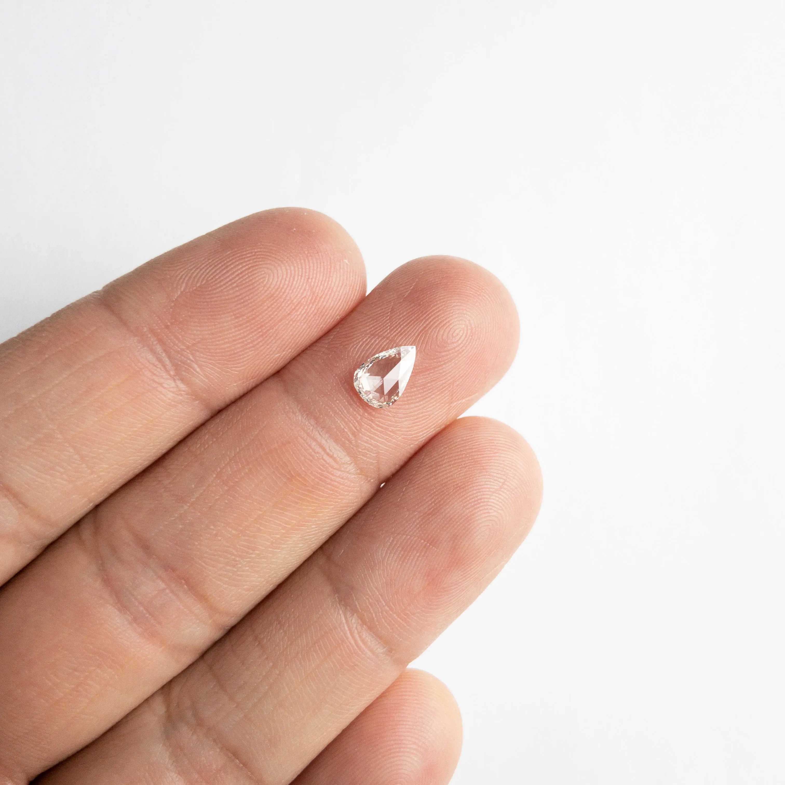 0.50ct 7.80x5.23x1.59mm SI2+ D-E Pear Rosecut 18111-09