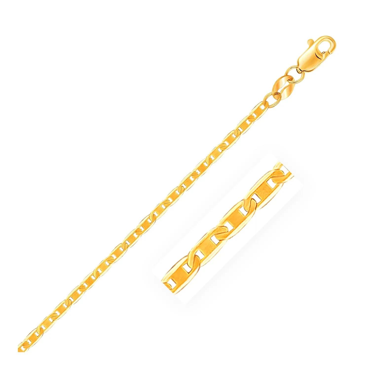 14k Yellow Gold Mariner Link Chain 1.7mm-rx97747-20
