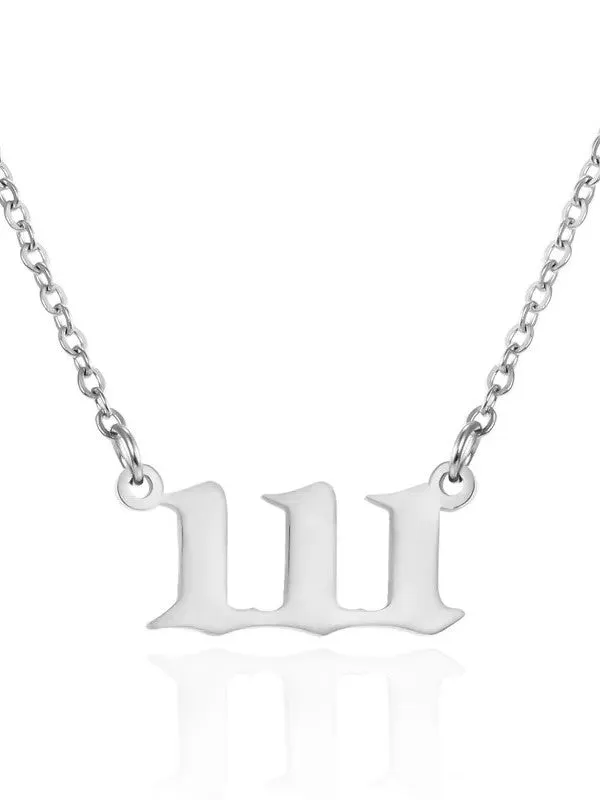 27 Angel Numbers Necklace