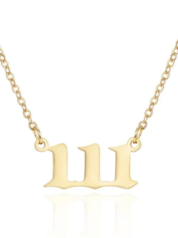 27 Angel Numbers Necklace