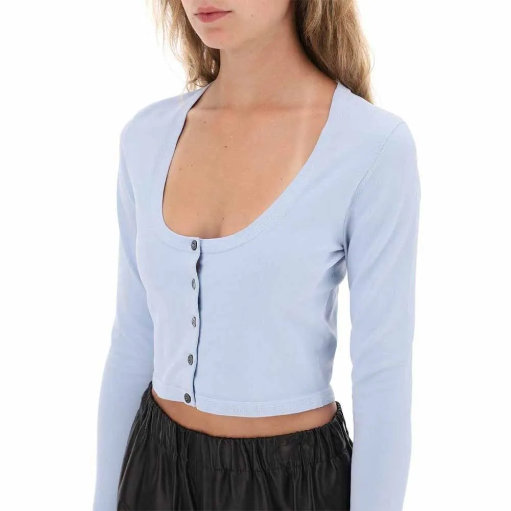 Alexander Wang  |Casual Style Long Sleeves Plain Cotton Elegant Style