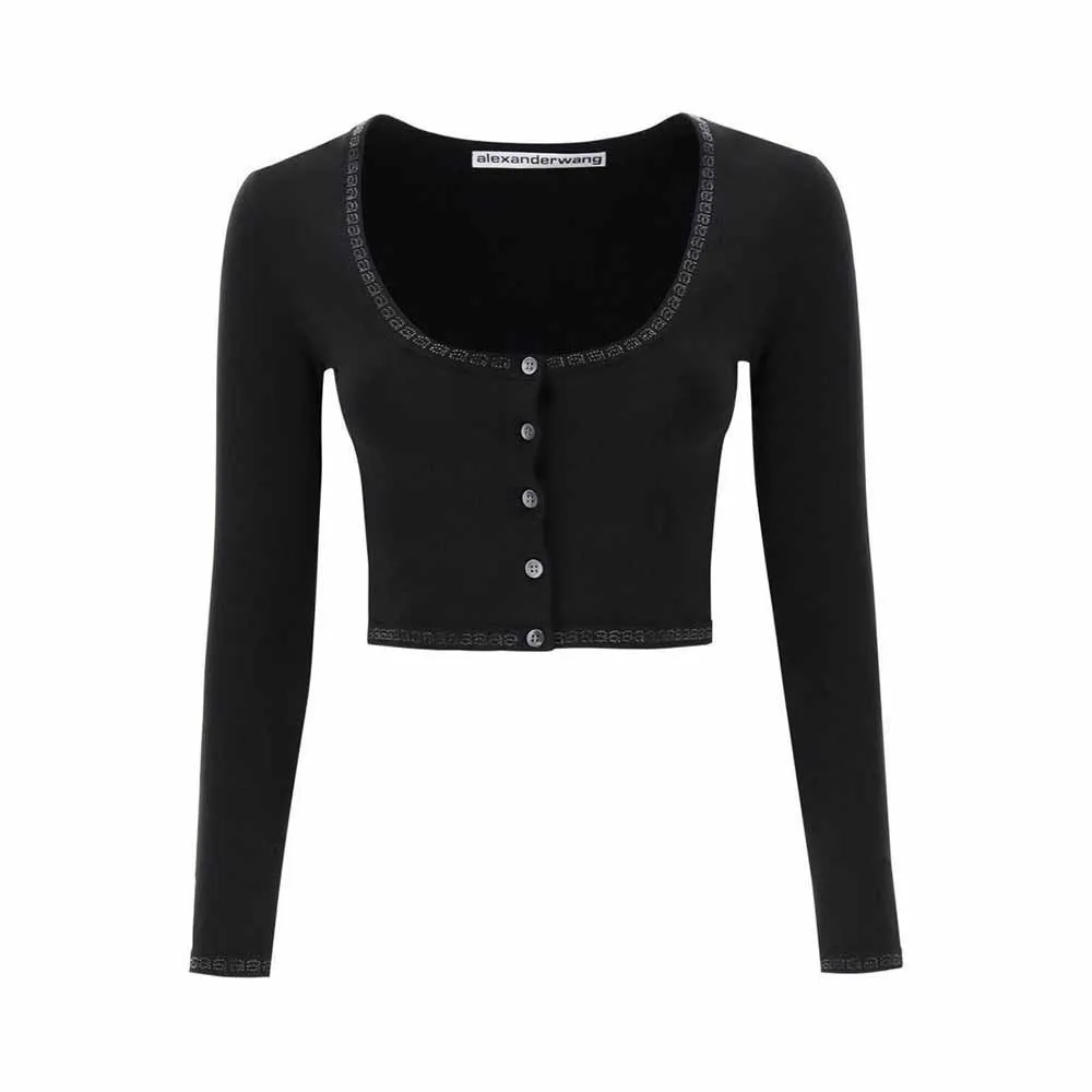 Alexander Wang  |Casual Style Long Sleeves Plain Cotton Elegant Style