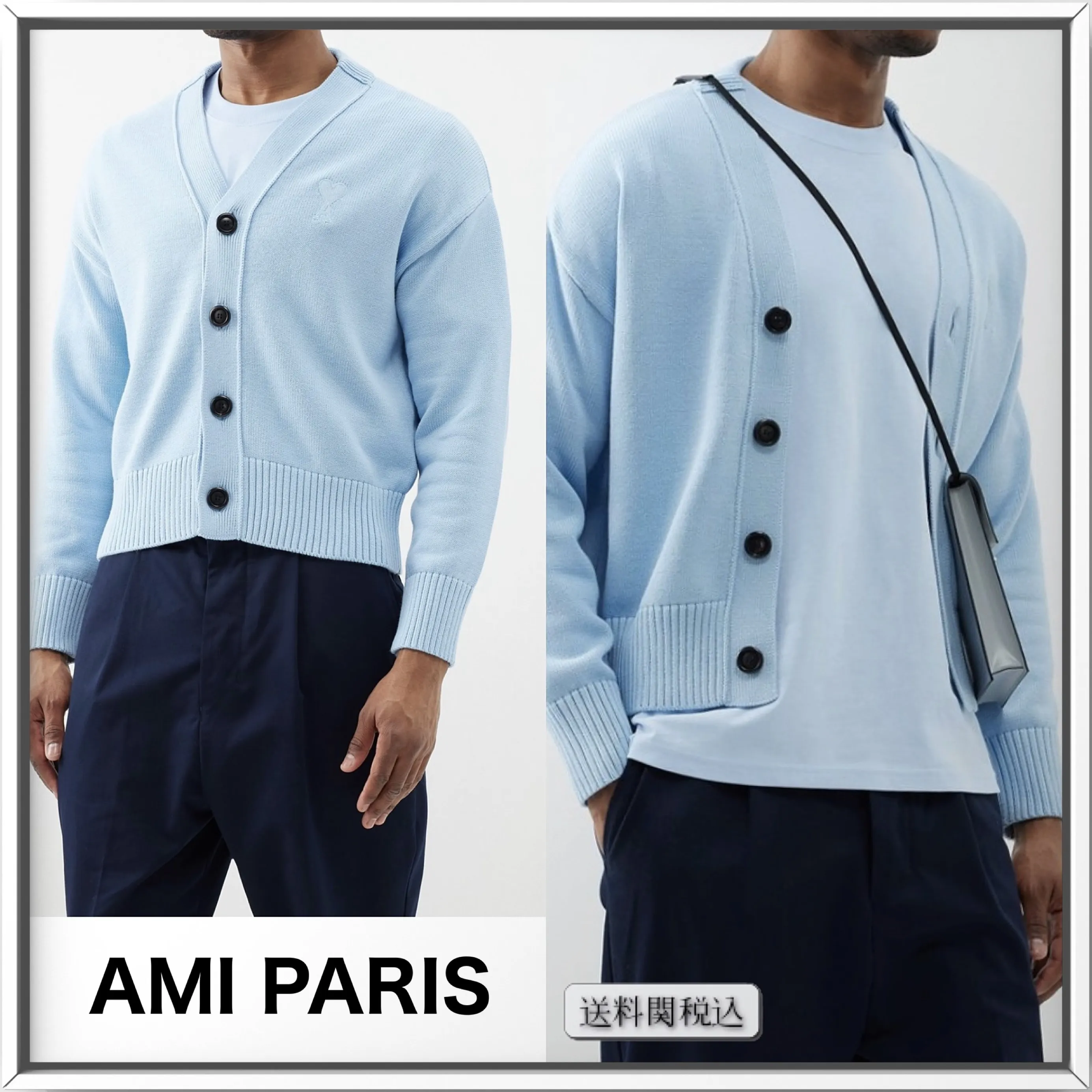 AMI PARIS  |Logo Designers Cardigans