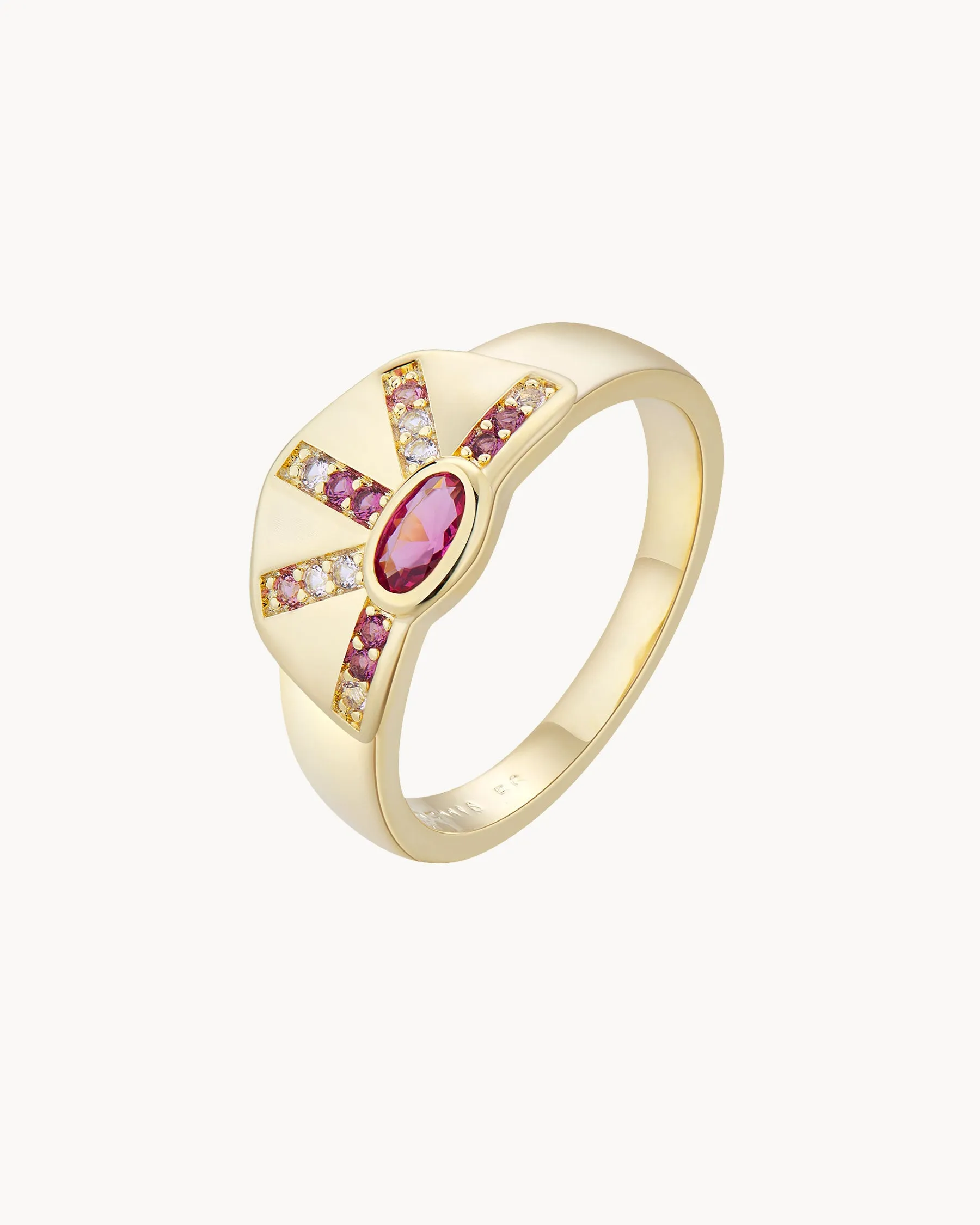 Anillo Semicirculo Nefertiti