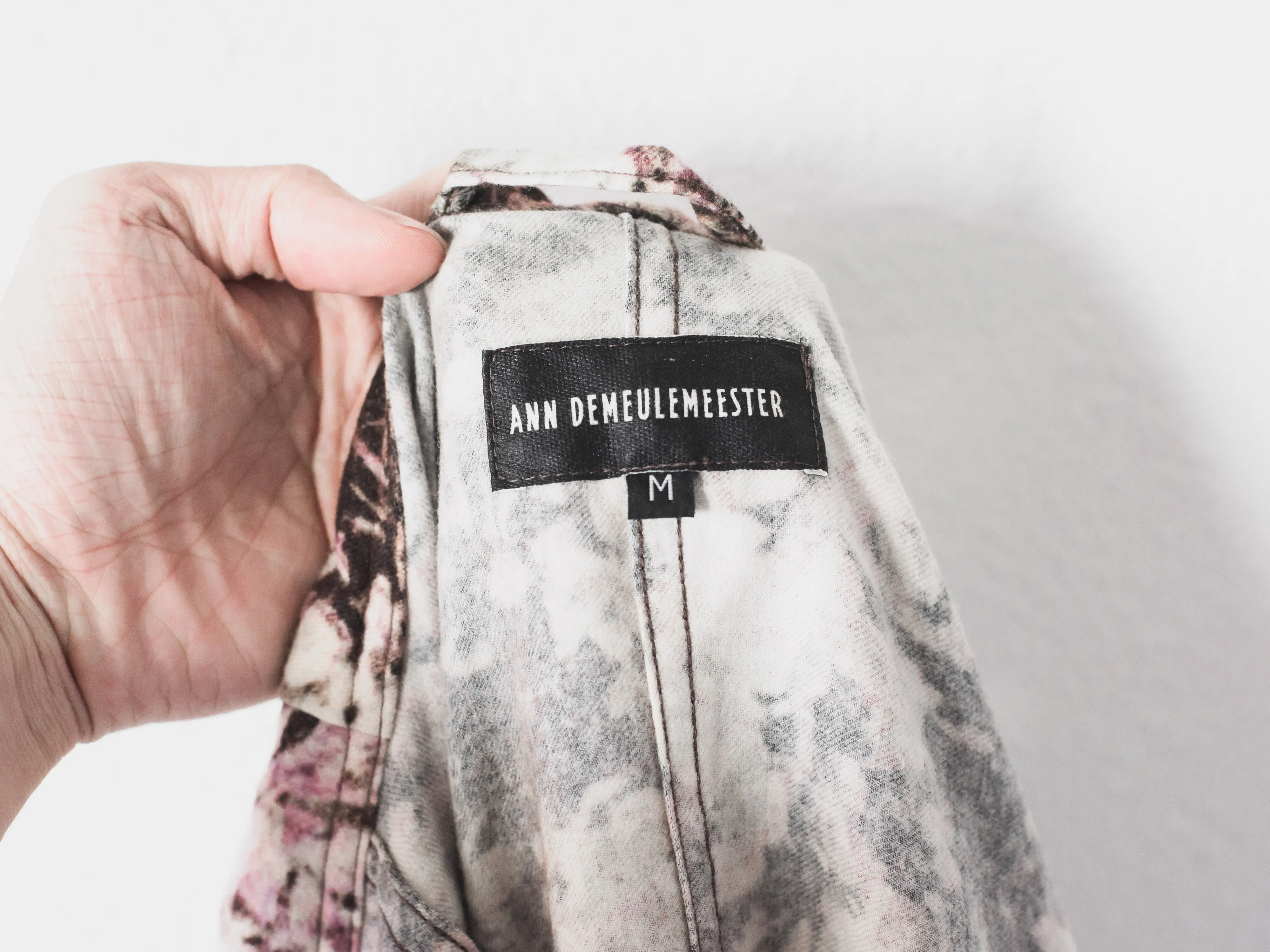 Ann Demeulemeester AW08 Floral Hydrangea Parka