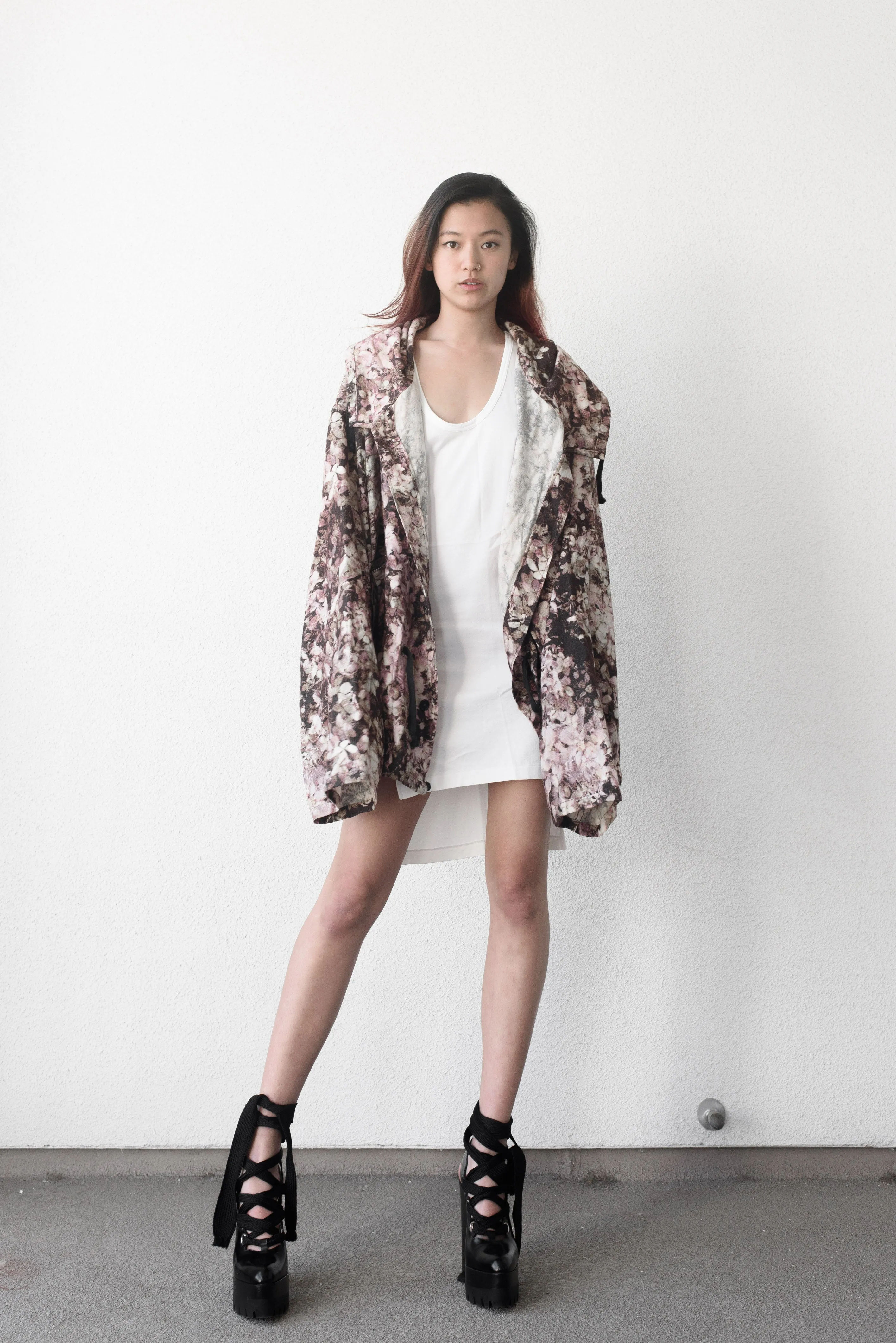 Ann Demeulemeester AW08 Floral Hydrangea Parka