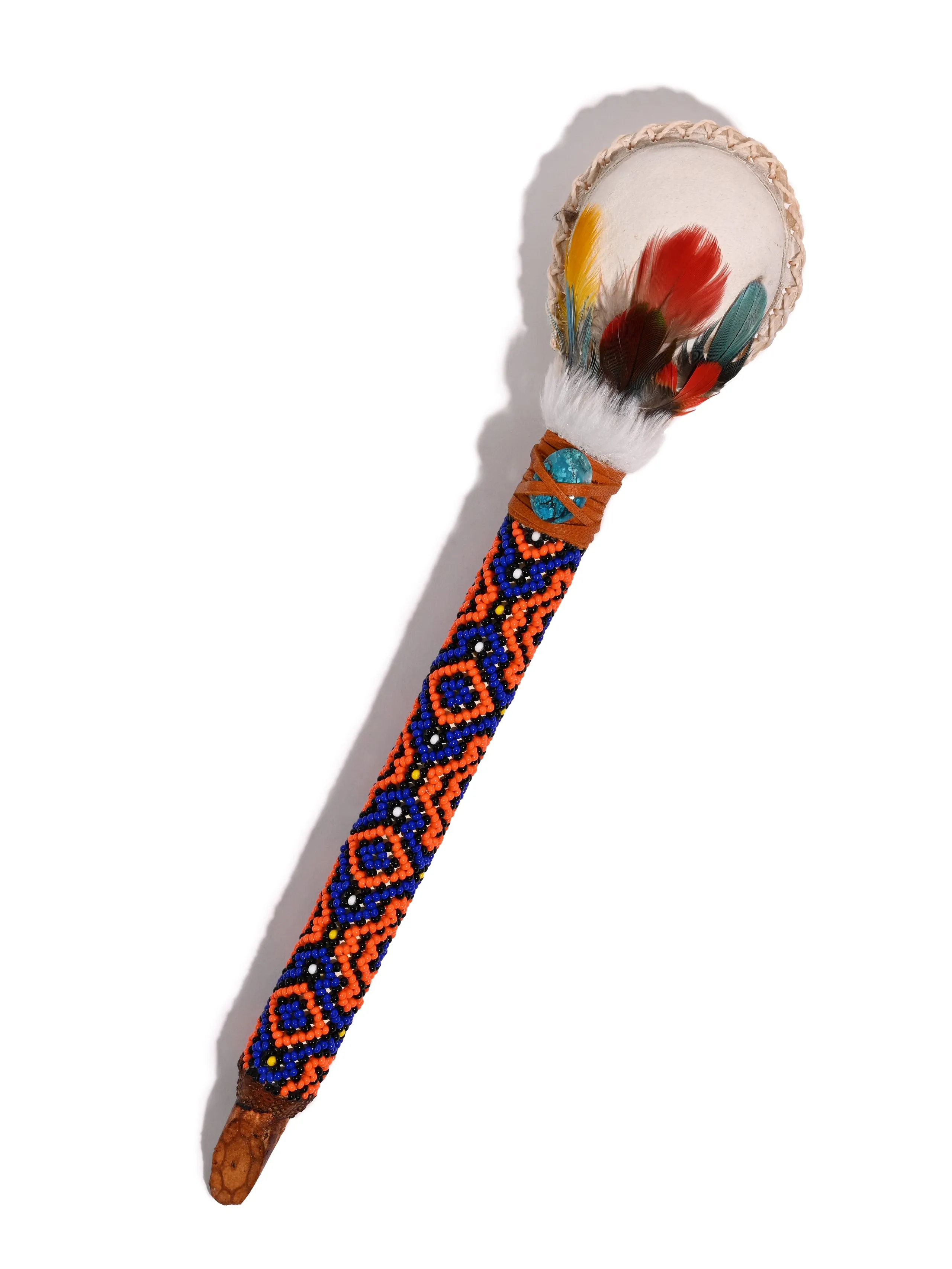 Ayahuasca Vine Beaded Rattle