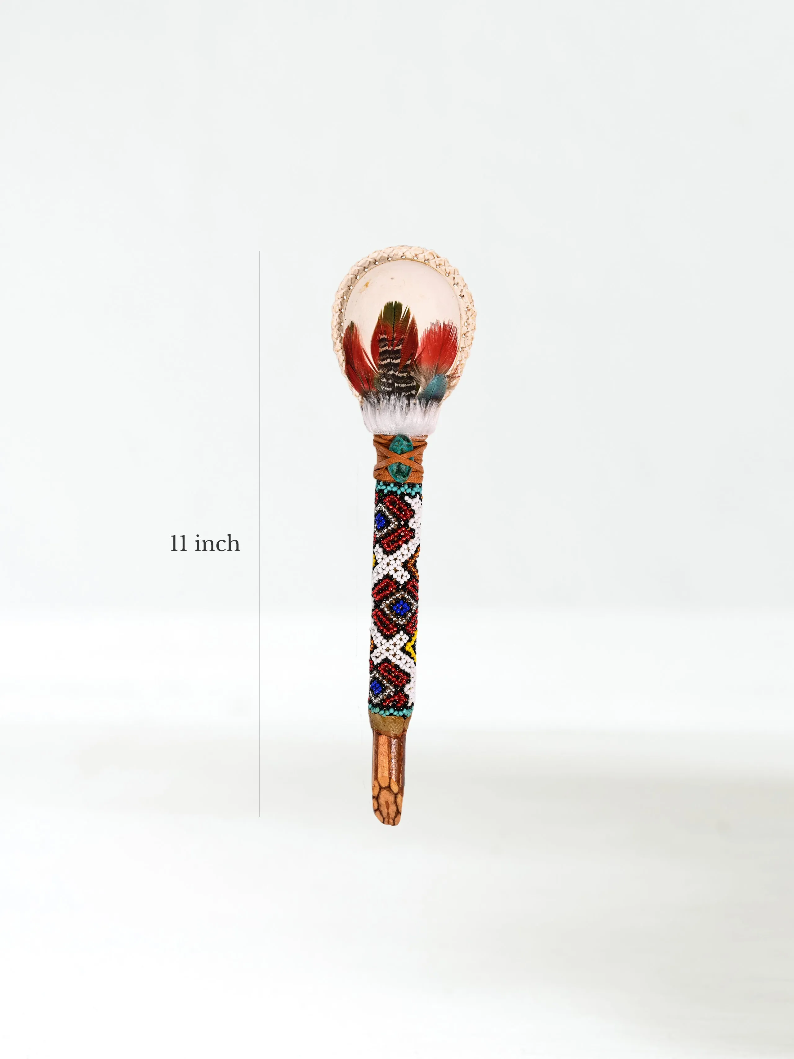 Ayahuasca Vine Beaded Rattle