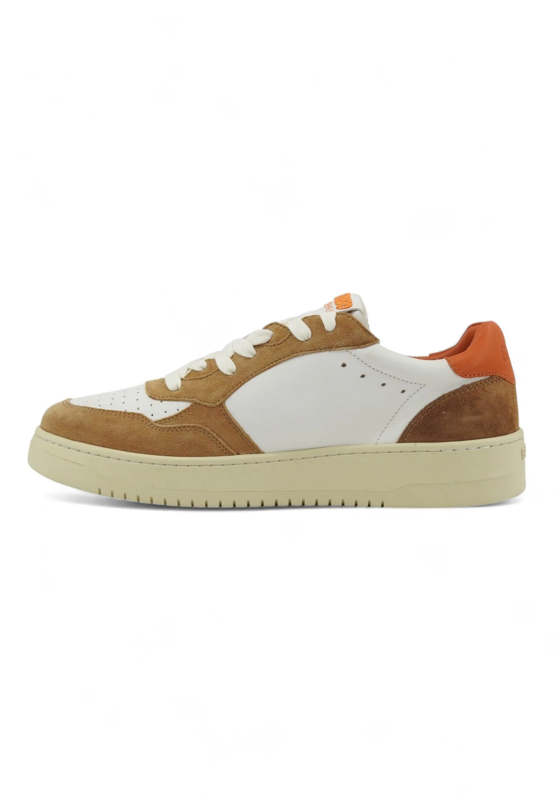 BACK70 Xslam MV7 Sneaker Uomo Savana Camel Orange Bianco 108002-000649