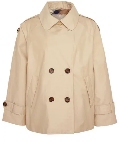 Barbour Cropped Annie Trench Coat