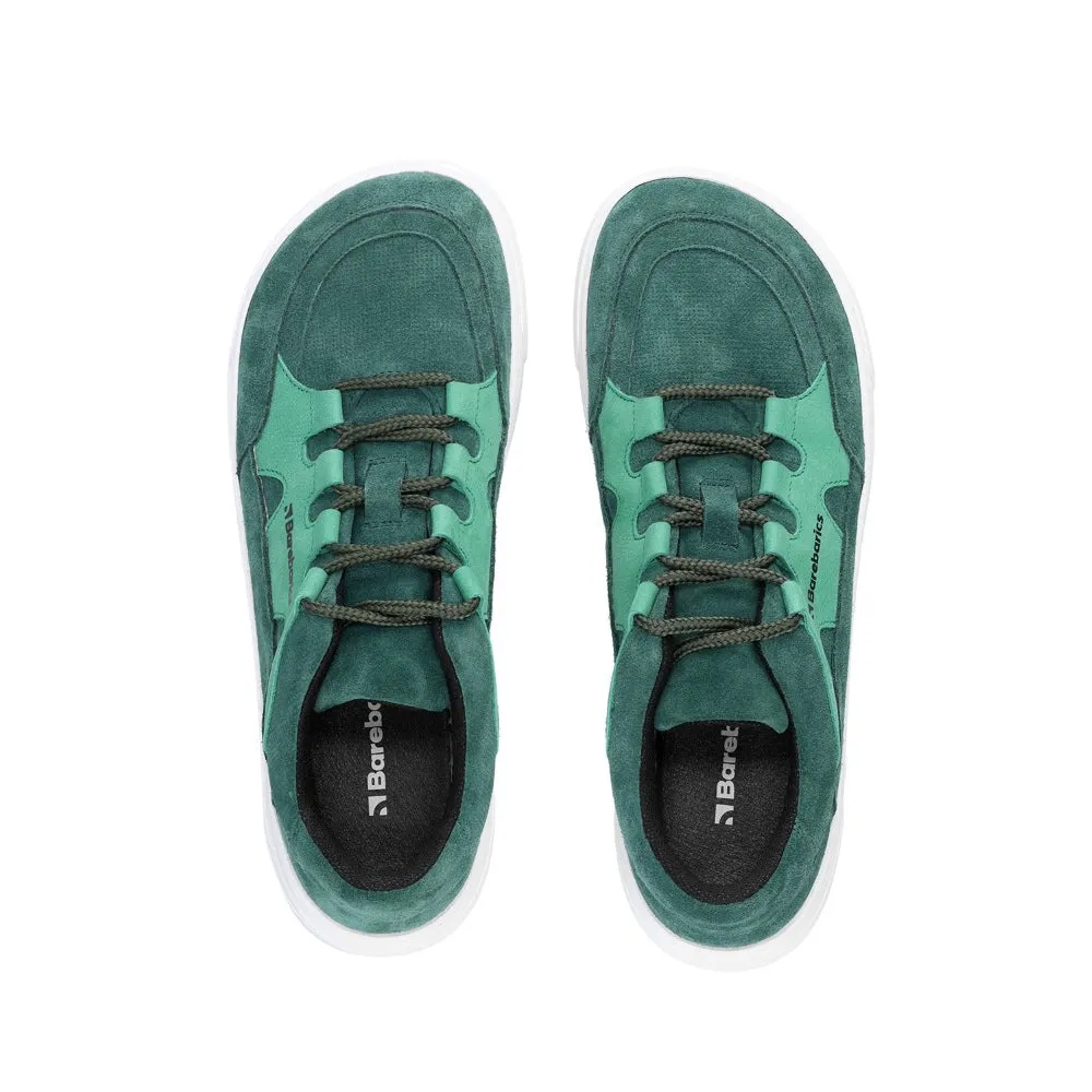 Barebarics Evo Chunky Leather Sneaker - Dark Green & White 37 - Like New