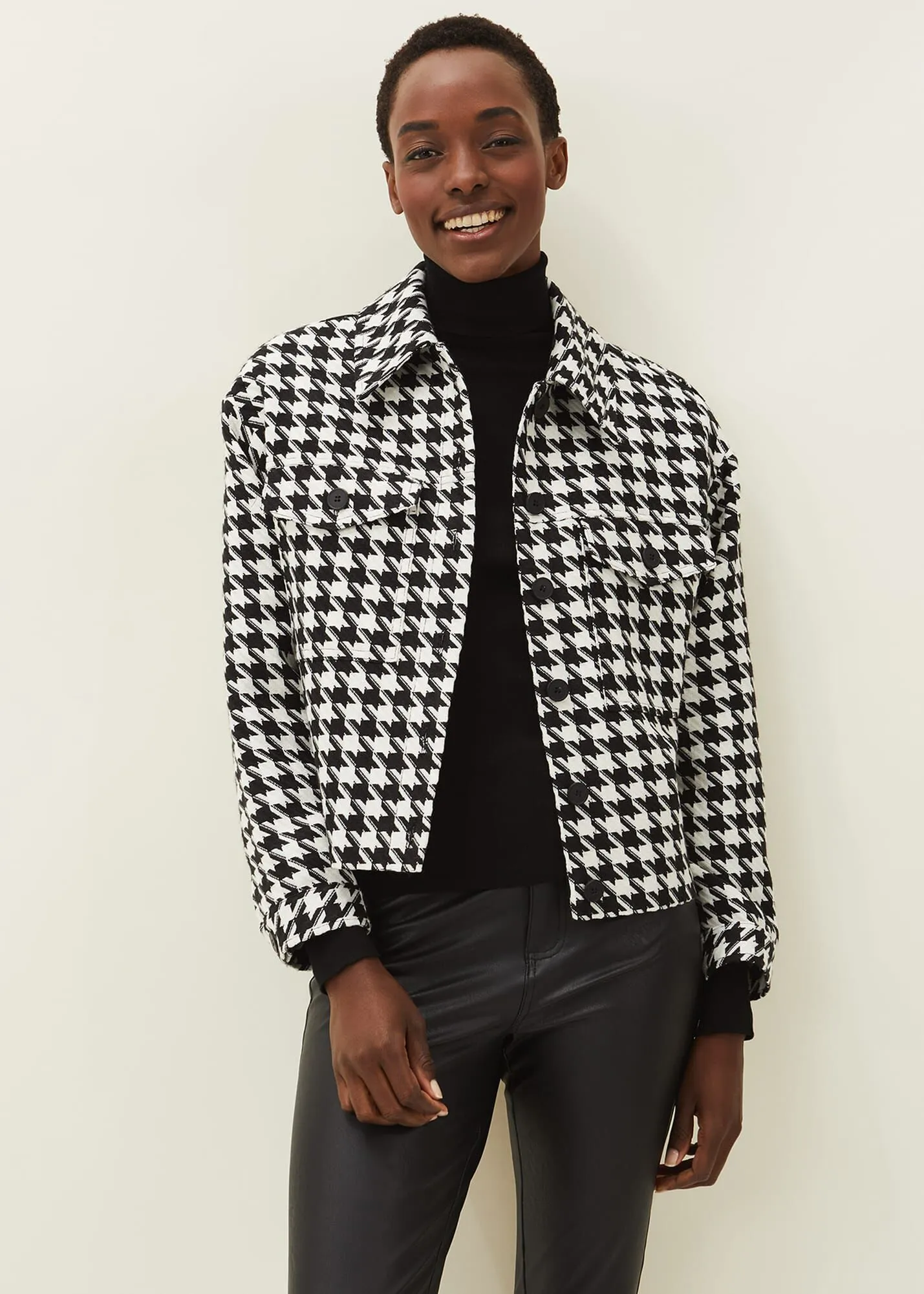 Brienna Dogtooth Jacket