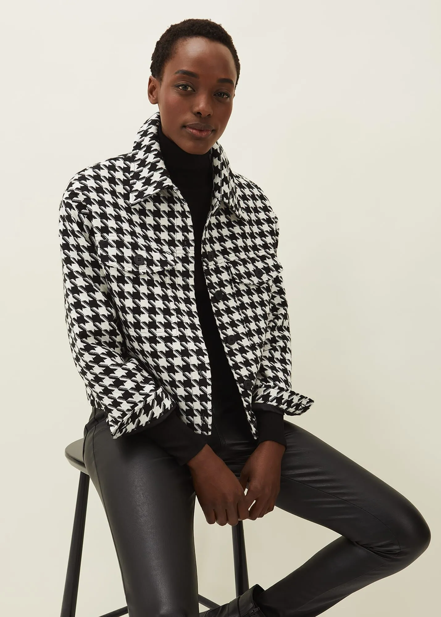 Brienna Dogtooth Jacket