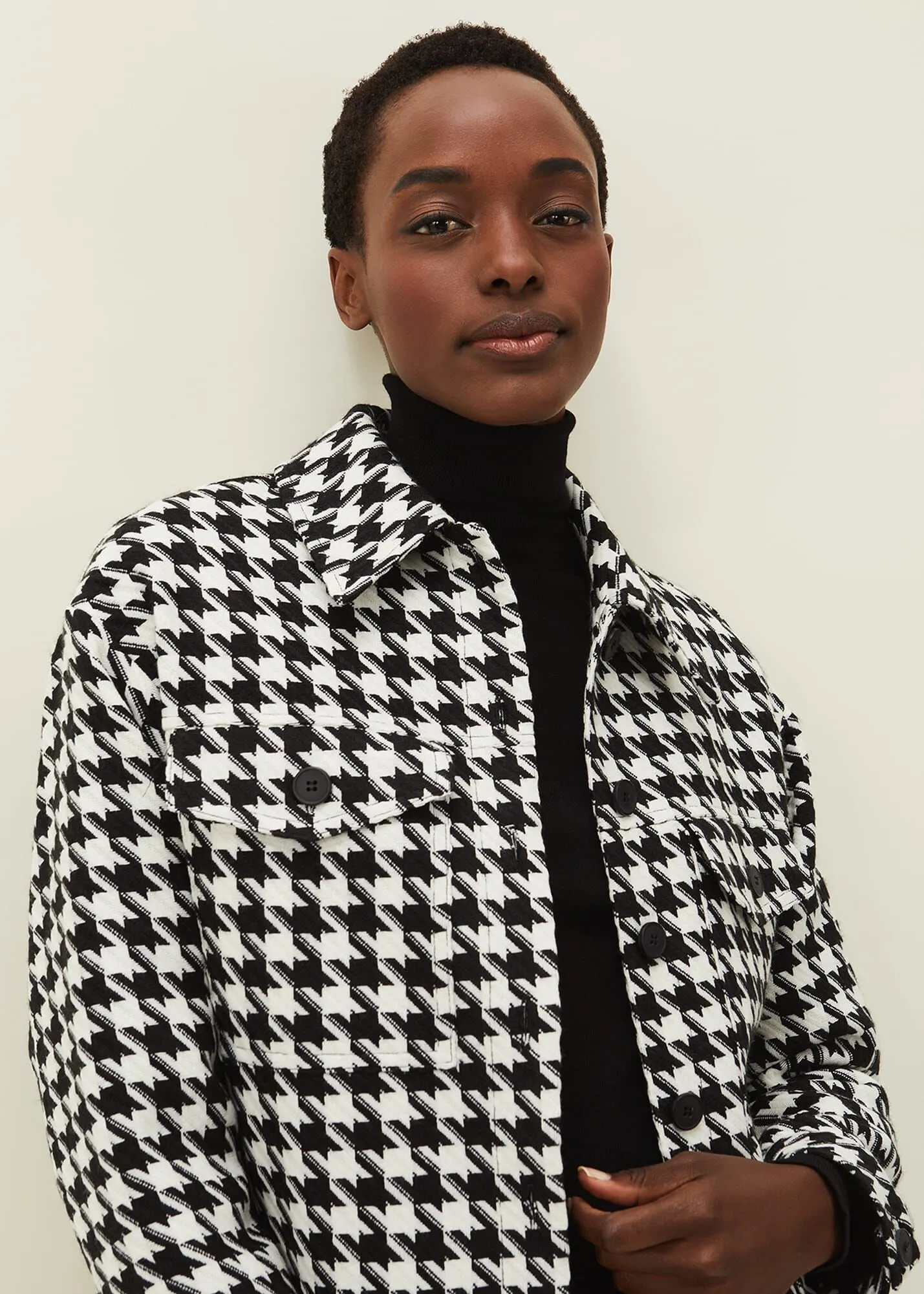 Brienna Dogtooth Jacket