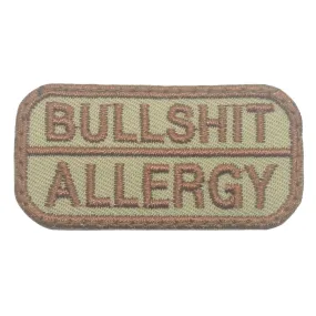 BULLSHIT ALLERGY PATCH - KHAKI