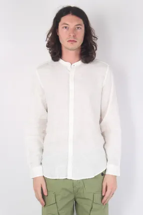 Camicia Lino Coreana White
