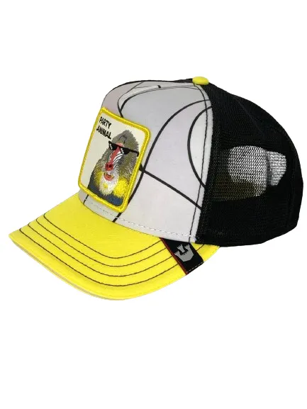 CAPPELLINO UOMO GIALLO PARTY ANIMAL