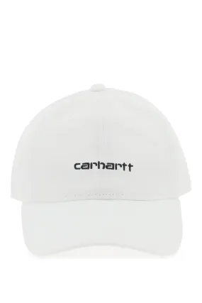 Carhartt wip canvas script baseball cap