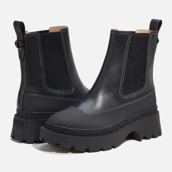 Coach Jayla Leather Chelsea Boots