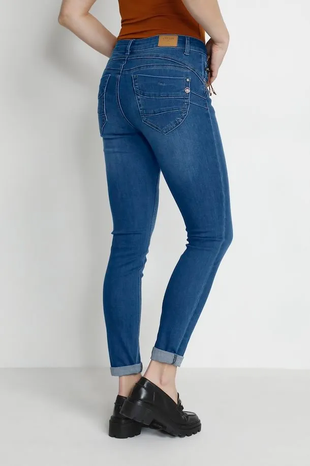 Cream Brenda Jeans Shape Fit