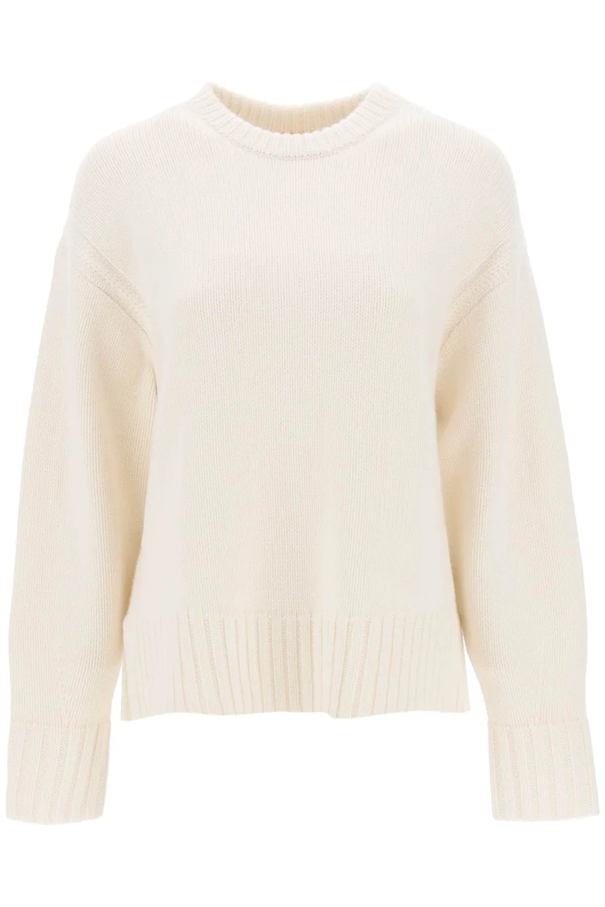 Crew Neck Sweater In Cashmere