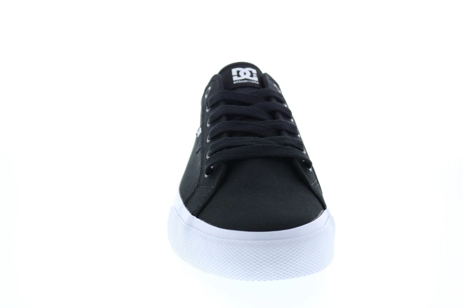 DC Manual ADYS300591 Mens Black Canvas Lace Up Skate Inspired Sneakers Shoes