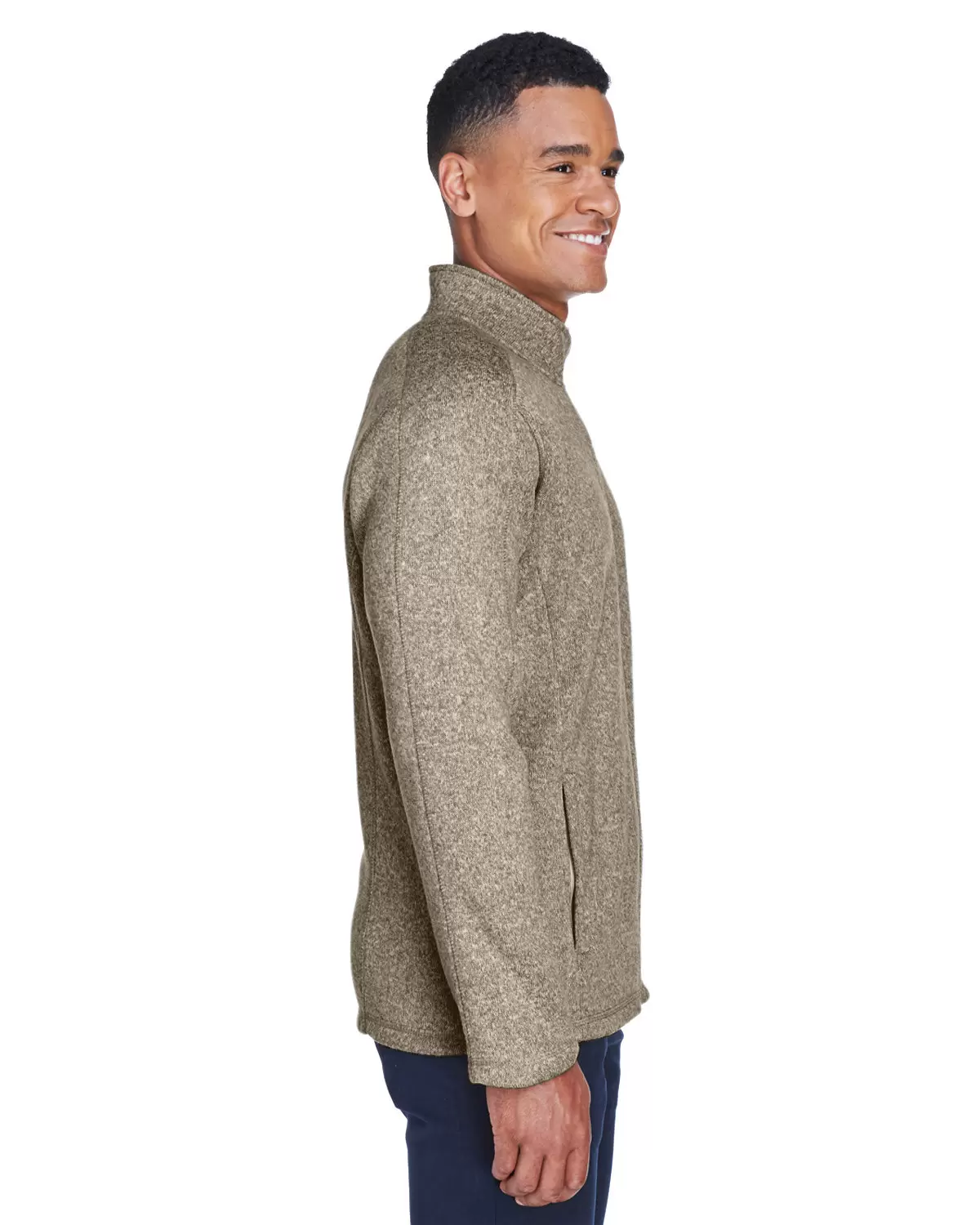 DG793 Devon & Jones Men's Bristol Full-Zip Sweater Fleece Jacket SKU: DG793