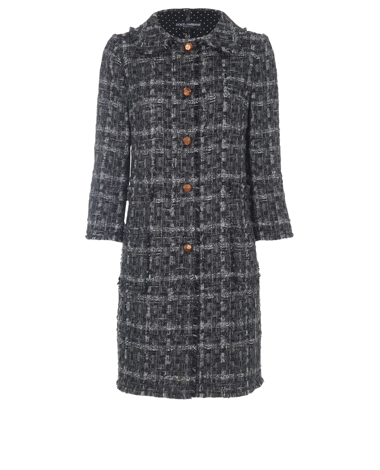 Dolce & Gabbana Tweed Coat