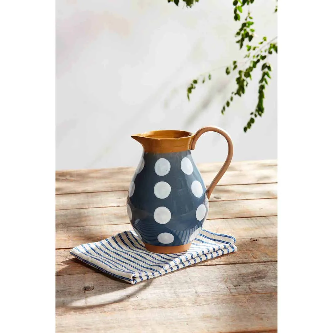 DOT BLUE PITCHER