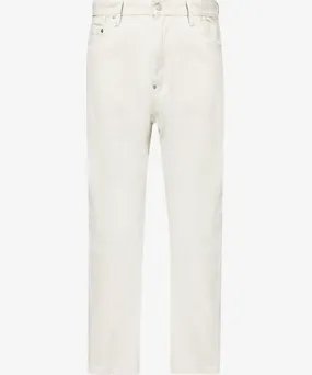 DSQUARED2 Mens Off-White Icon Ice London Bro straight-leg regular-fit denim jeans