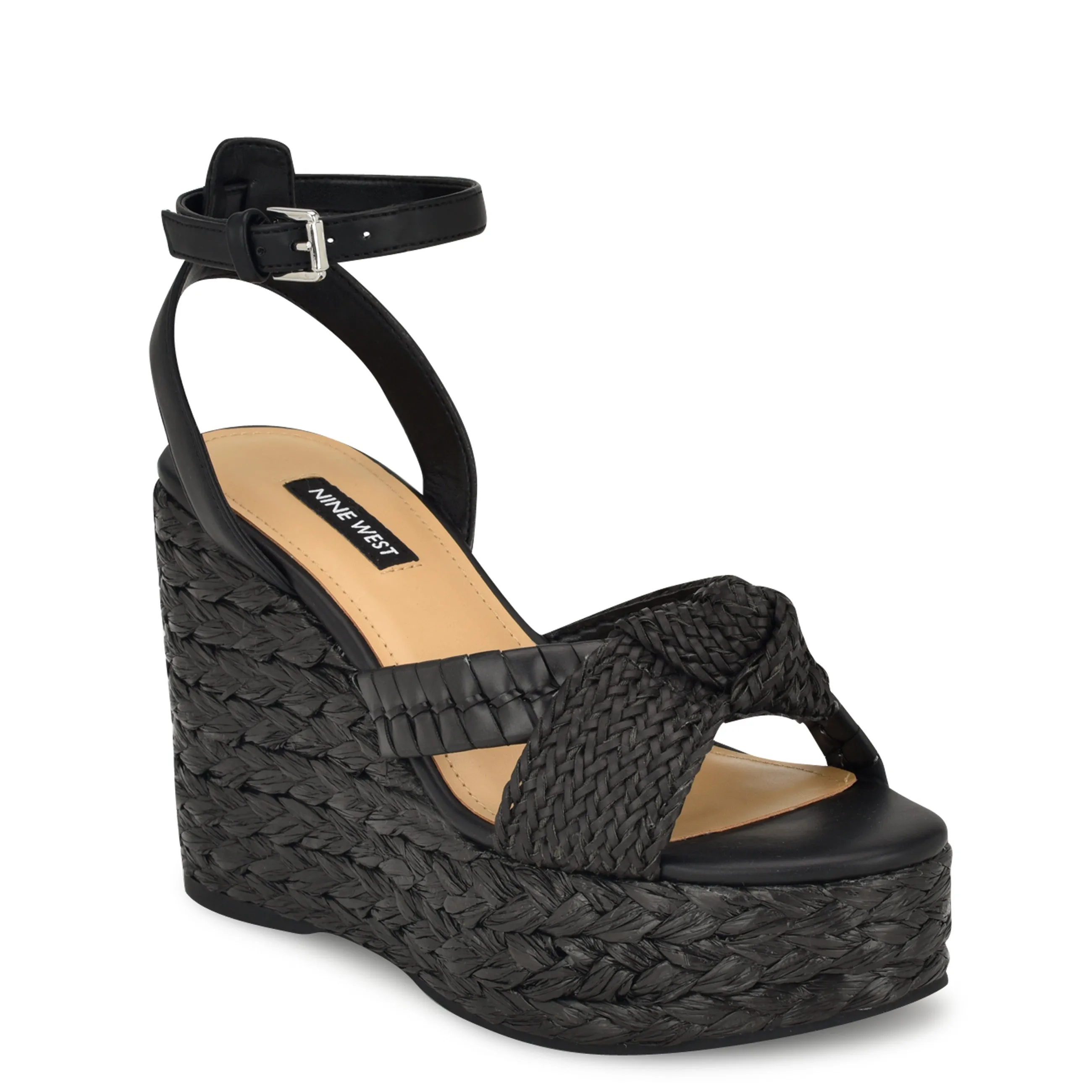 Eaden Woven Wedge Sandals