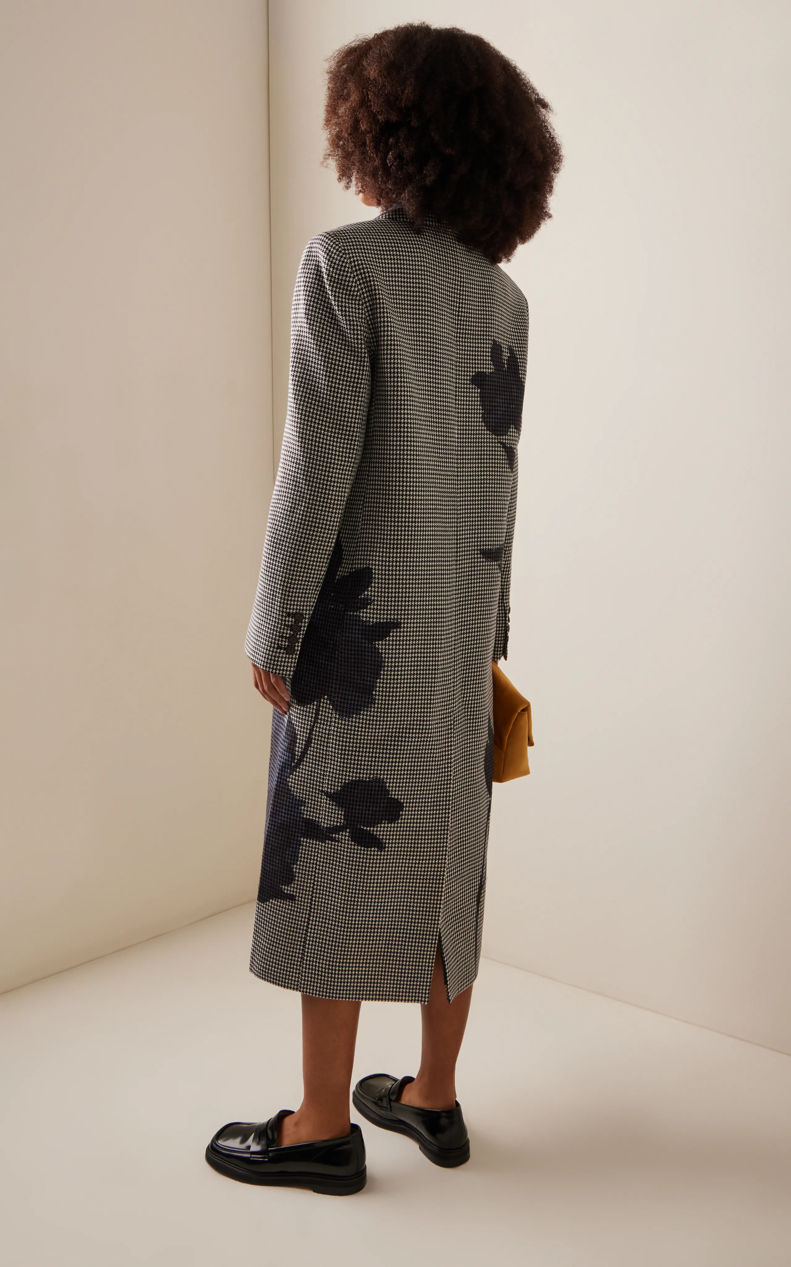 Erdem Floral-Printed Wool Coat