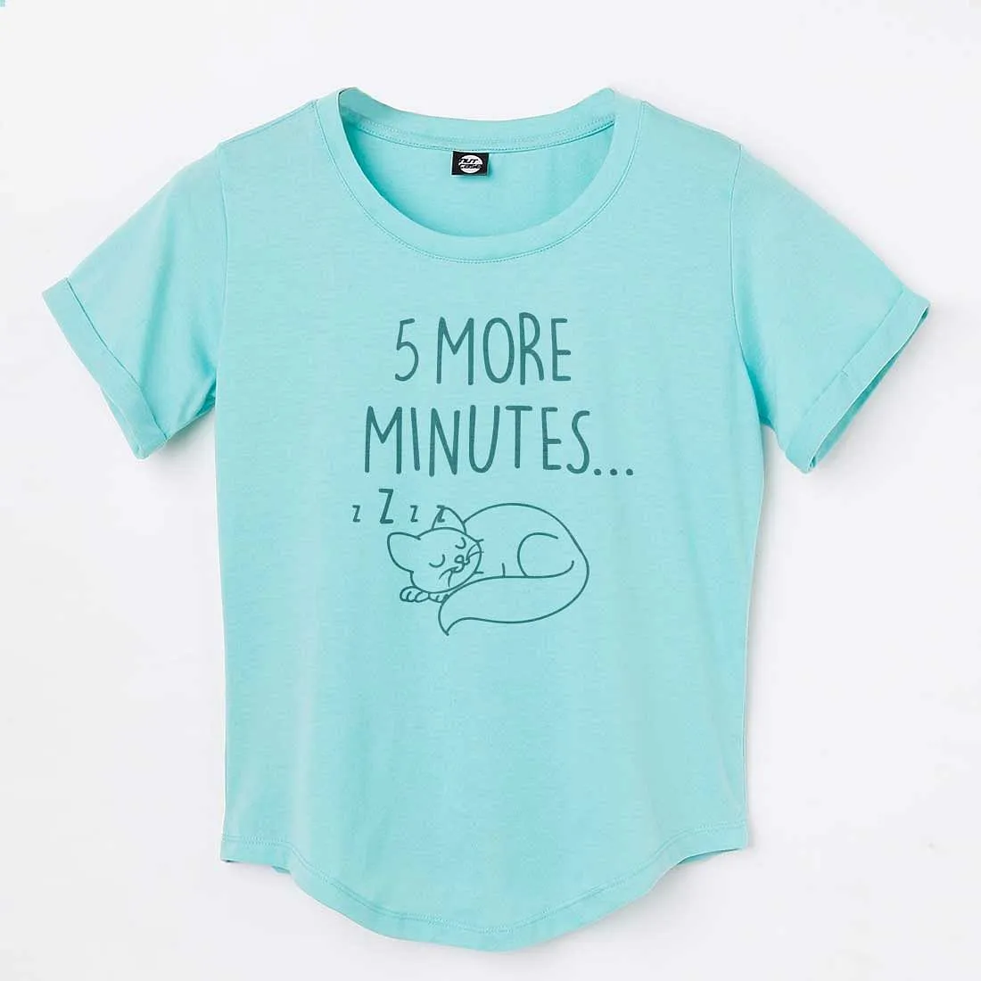 Feminist Tshirt For Women  - 5 More Minutes ( )z