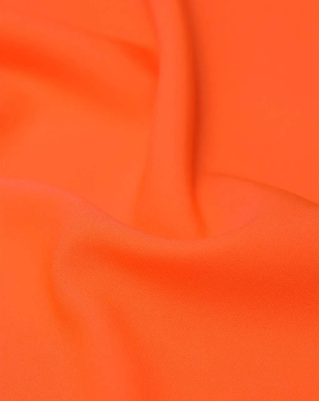 FLOURSCENT ORANGE BANANA CREPE FABRIC