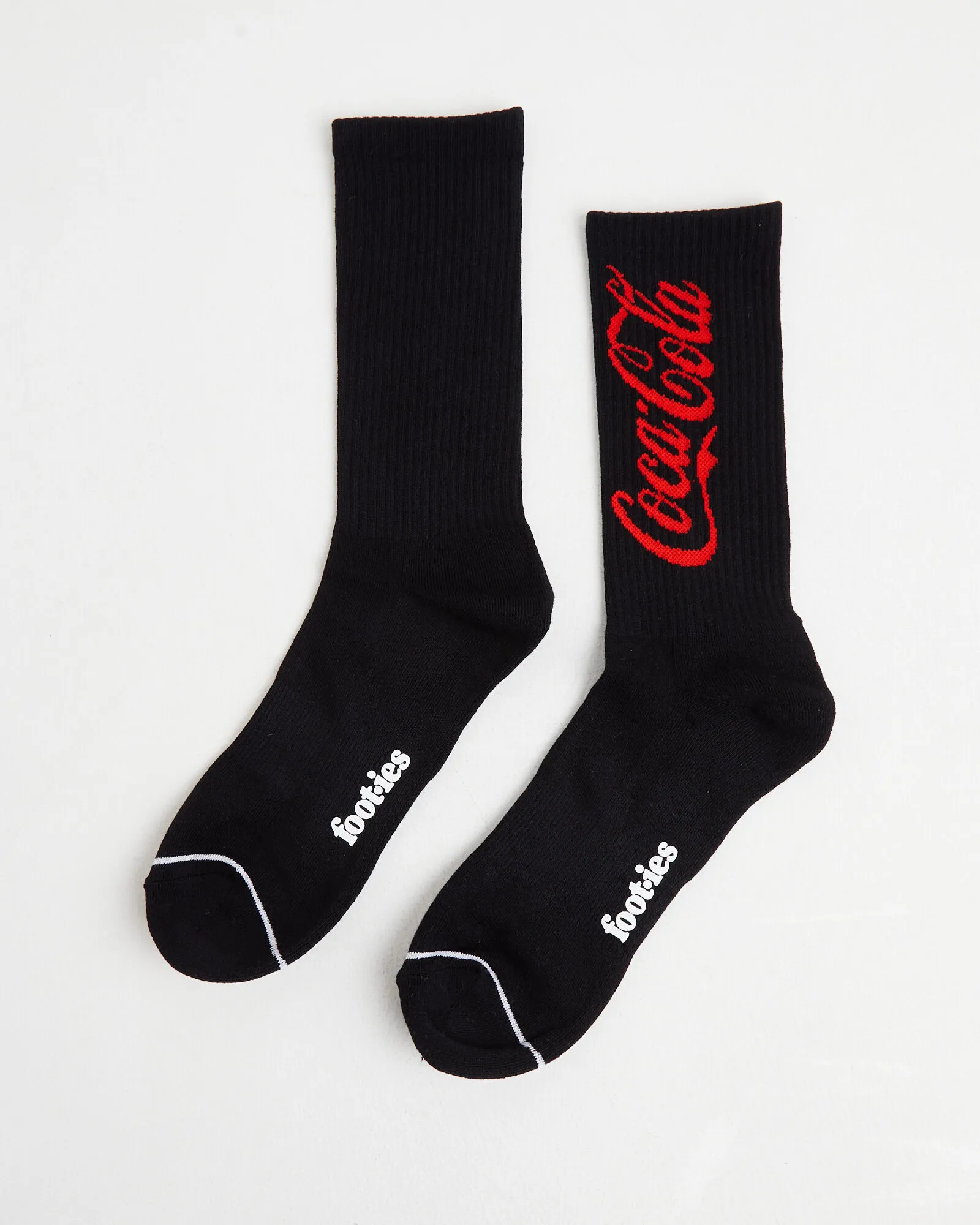 Foot-ies Coke Can Sneaker Socks 2 Pack