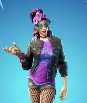 Fortnite Synth Star Leather Jacket | Fortnite Jacket