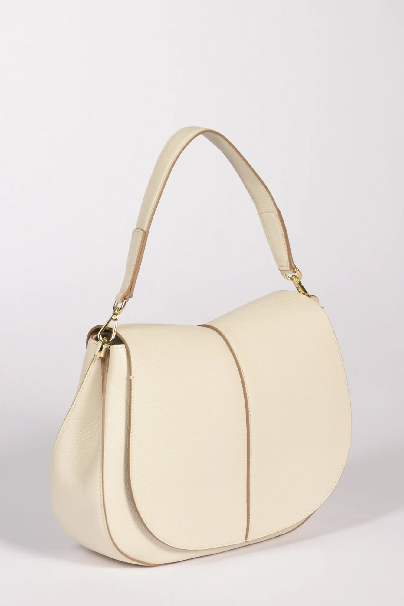 Gianni Chiarini Borsa Helena Round Bianco Naturale Donna