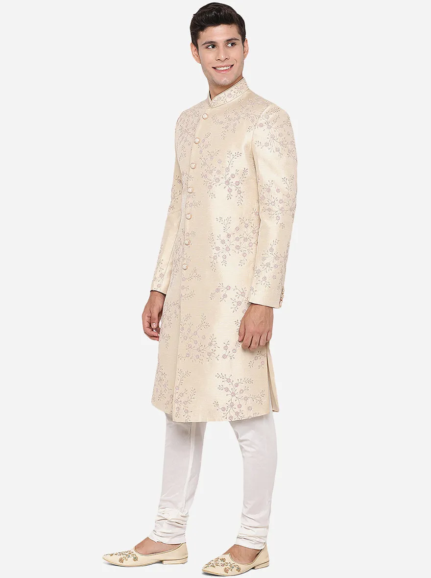 Golden Sherwani | Azania