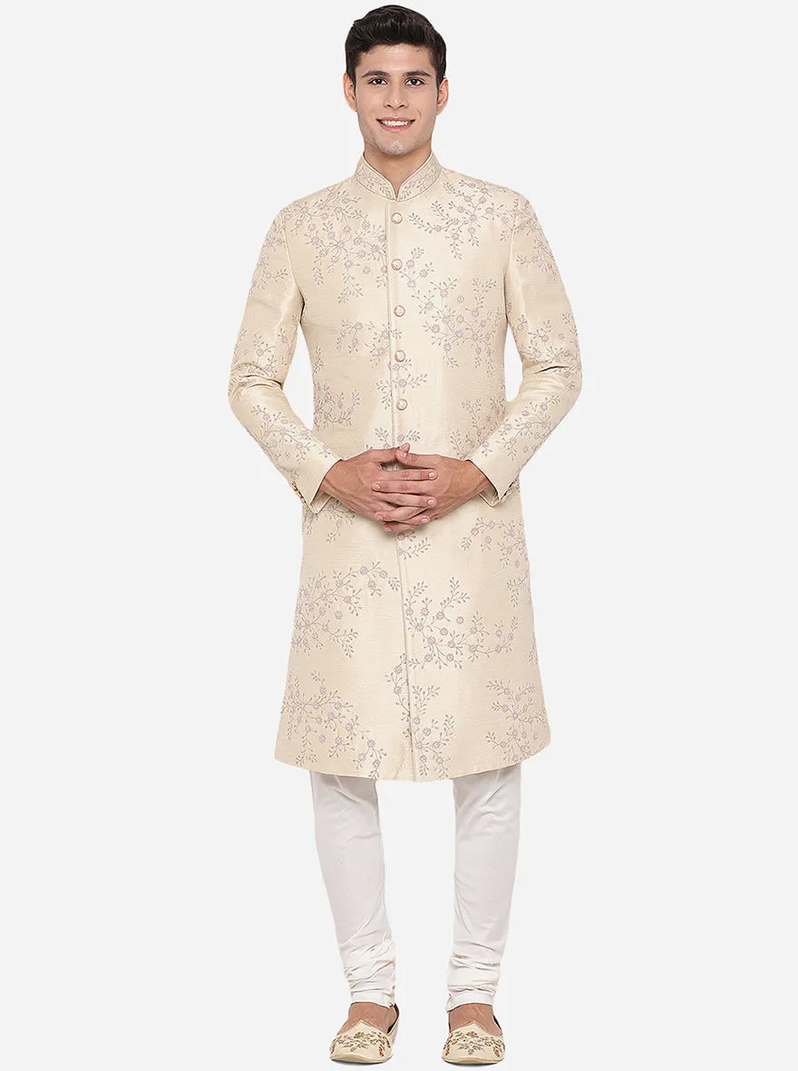 Golden Sherwani | Azania