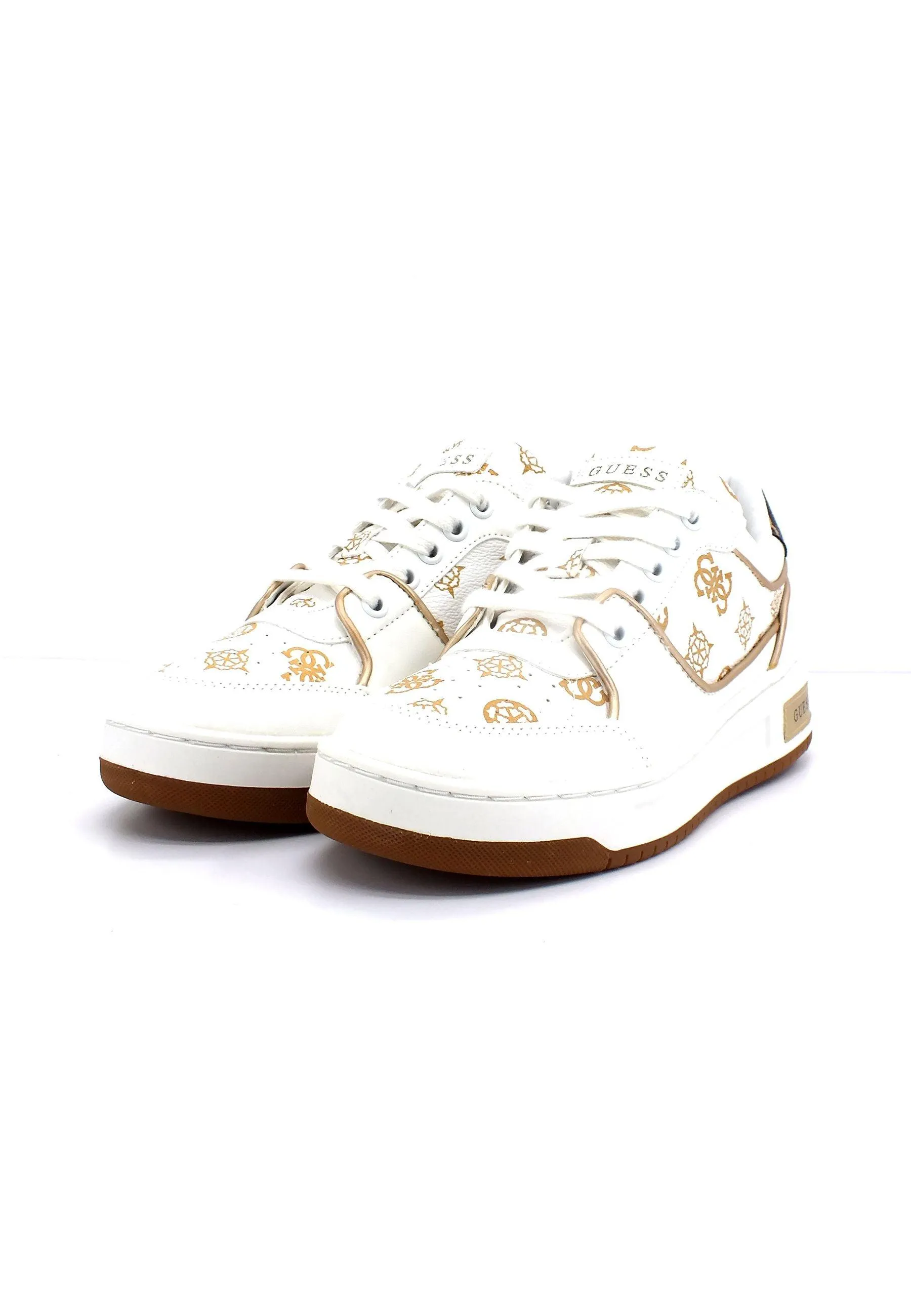 GUESS Sneaker Basket Ox Donna Off White FL5TKYFAL12