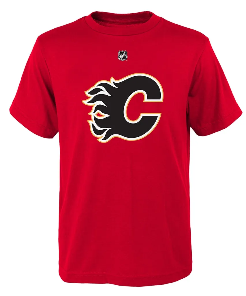 JOHNNY GAUDREAU CALGARY FLAMES JUNIOR PLAYER T SHIRT