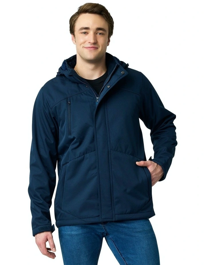 Jones Softshell Coat in Navy