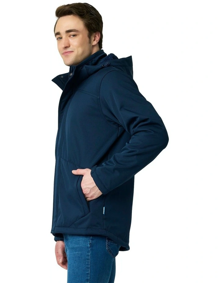 Jones Softshell Coat in Navy