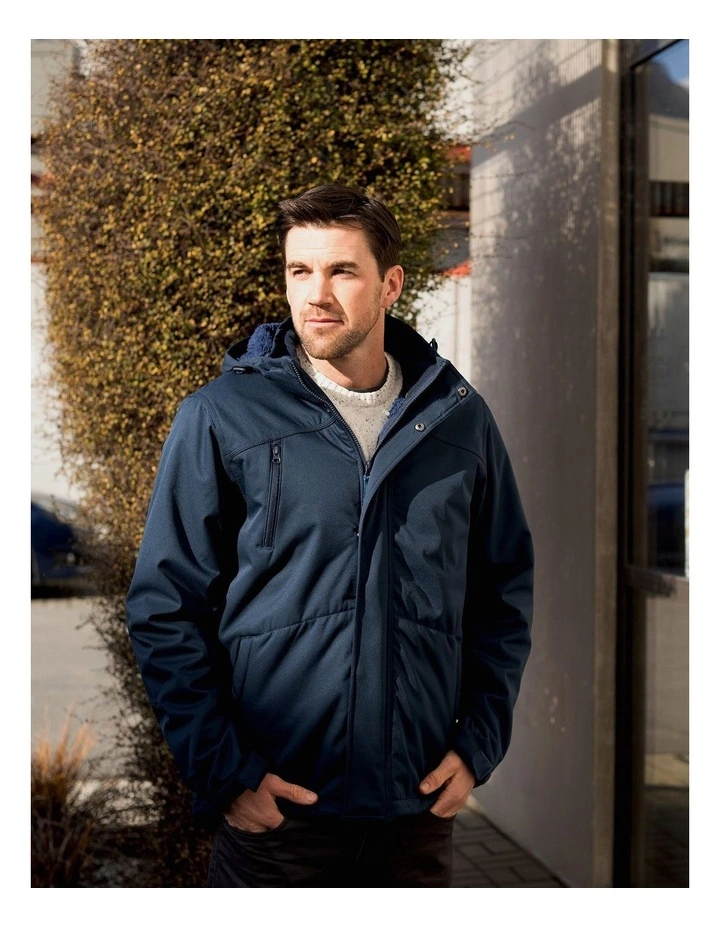 Jones Softshell Coat in Navy