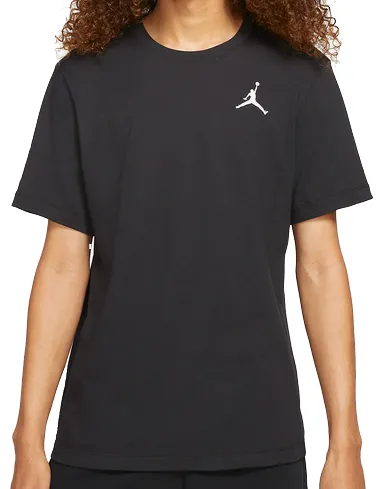 Jordan Jordan Mens Jumpman Emblem TShirt Black  DC7458 010 