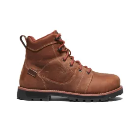 Keen Women's Seattle 6 Waterproof Boot (Aluminum Toe) 10W Gingerbread/Black