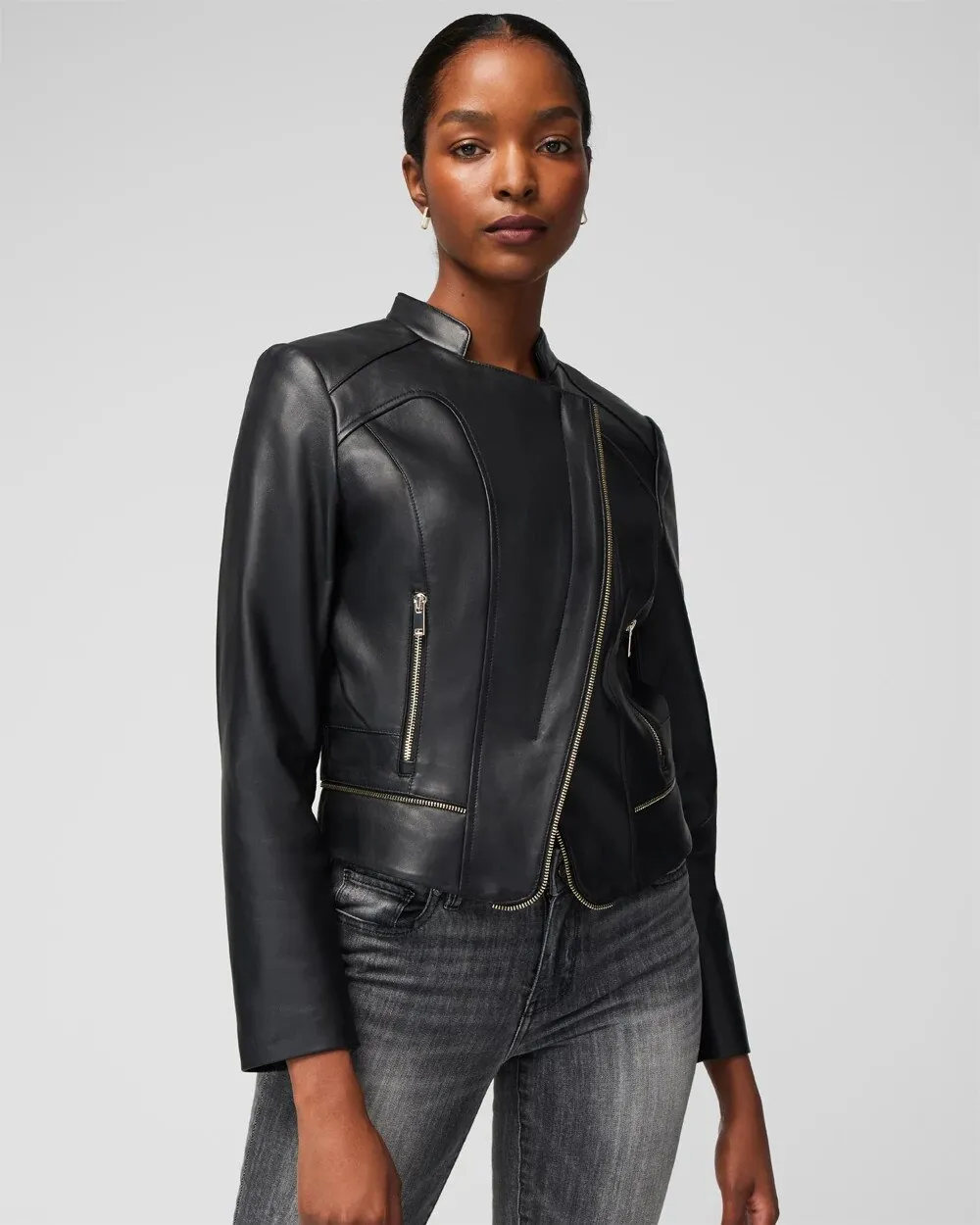 Leather Moto Jacket