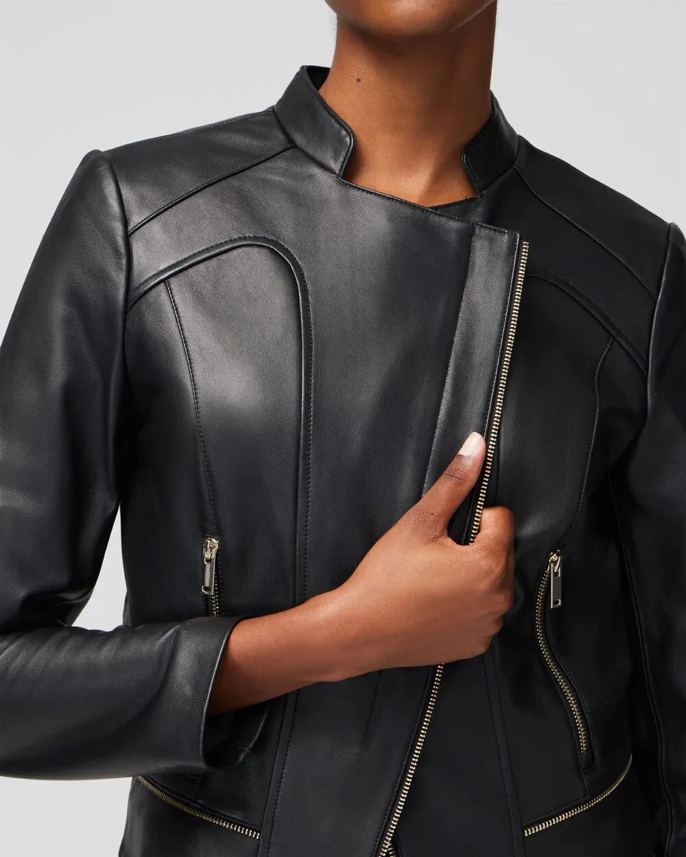 Leather Moto Jacket