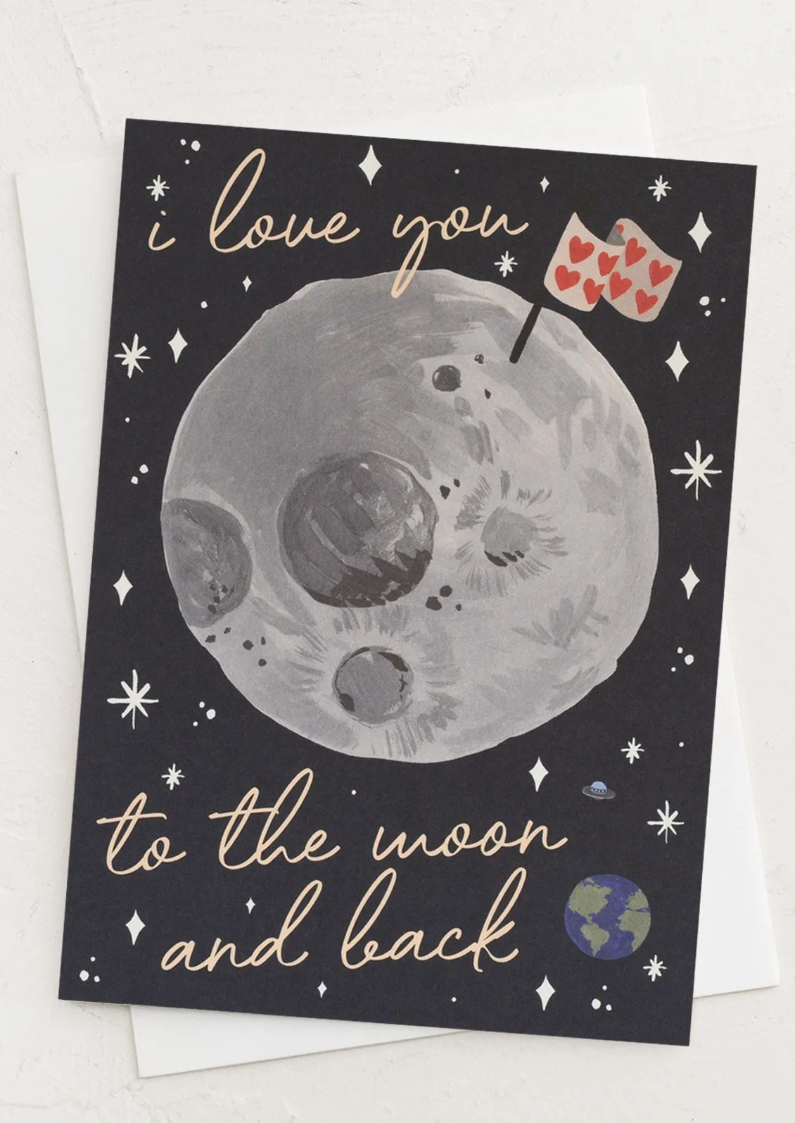 Love You To The Moon & Back Card